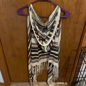 Daytrip Multicolor Knit Poncho